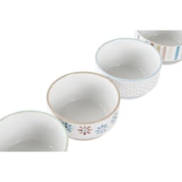 image-Set of bowls DKD Home Decor Stoneware 460 ml 12 x 12 x 6,5 cm (4 Units)