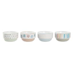 image-Set of bowls DKD Home Decor Stoneware 460 ml 12 x 12 x 6,5 cm (4 Units)