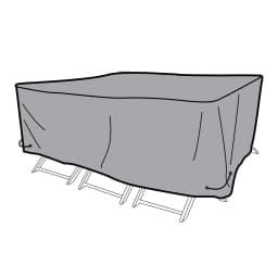 image-Protective Case DKD Home Decor Table Black Aluminium Dark grey (200 x 130 x 60 cm)