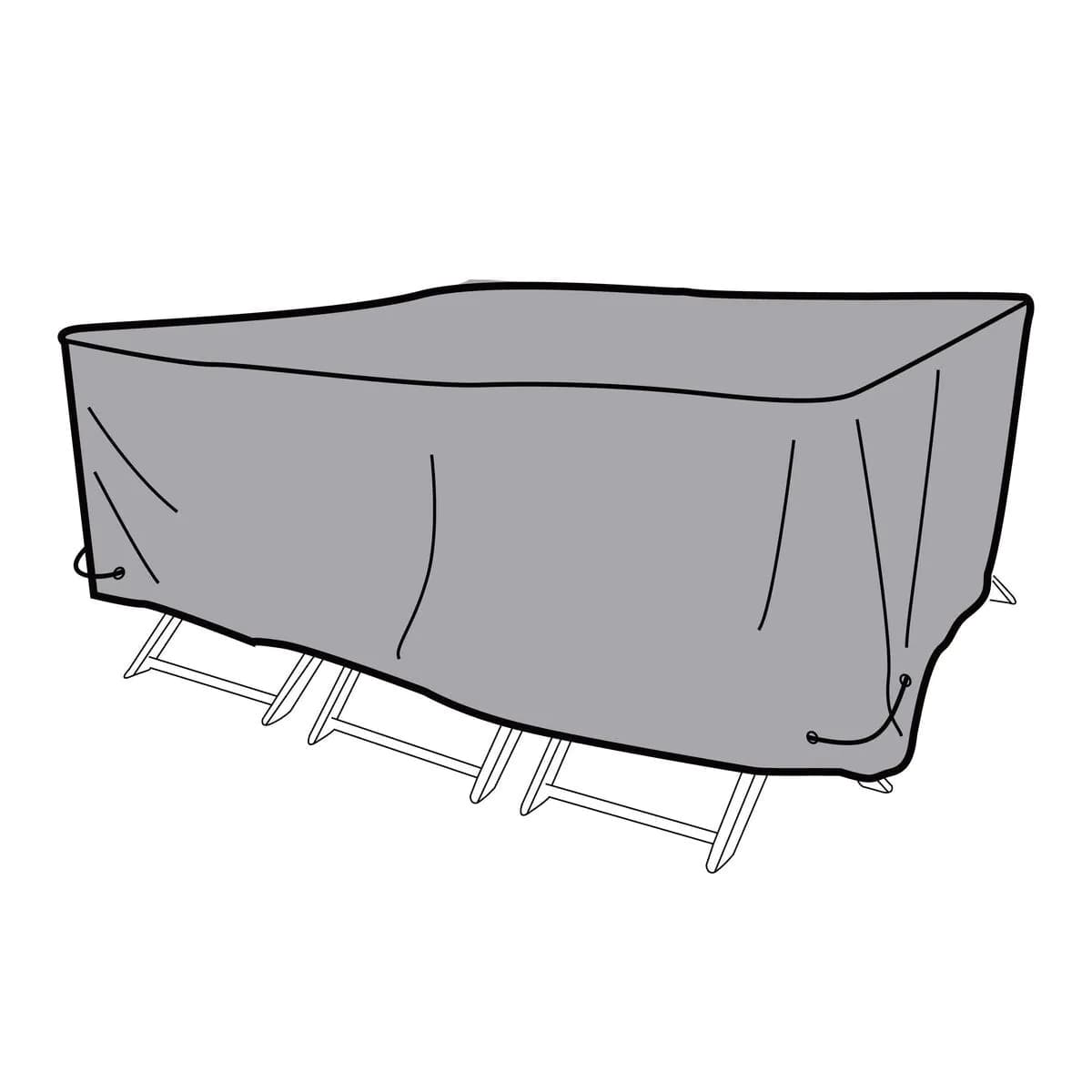 image-Protective Case DKD Home Decor Table Black Aluminium Dark grey (200 x 130 x 60 cm)