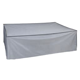 image-Protective Case DKD Home Decor Table Black Aluminium Dark grey (200 x 130 x 60 cm)