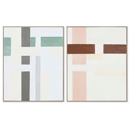 image-Canvas Home ESPRIT Pinewood Canvas 82 x 4,5 x 102 cm 82,2 x 4,5 x 102 cm