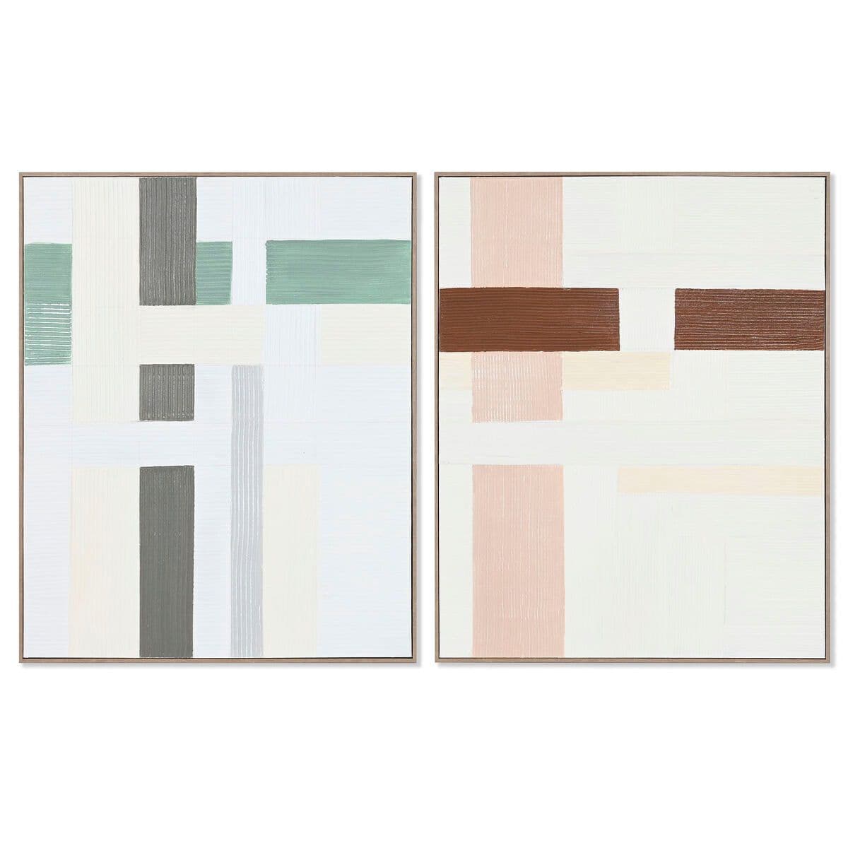 image-Canvas Home ESPRIT Pinewood Canvas 82 x 4,5 x 102 cm 82,2 x 4,5 x 102 cm