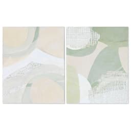 image-Painting Home ESPRIT Abstract Modern 80 x 3,8 x 100 cm (2 Units)