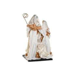 image-Christmas nativity set Home ESPRIT White Golden 27 x 24 x 40 cm