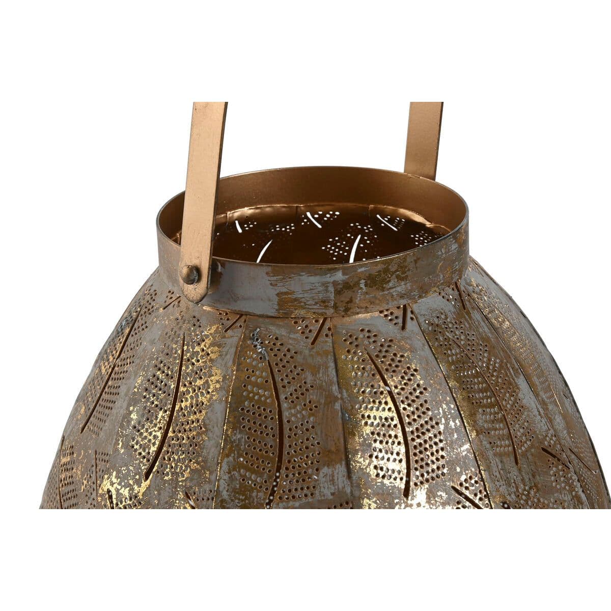 image-Table Mat Set Home ESPRIT Golden Metal 25 x 25 x 28 cm