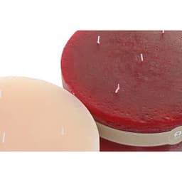 image-Candle Home ESPRIT Red Cream Christmas 25 x 25 x 10 cm (2 Units)