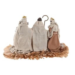 image-Christmas nativity set Home ESPRIT Brown Beige Resin 40 X 24 X 23,5 CM