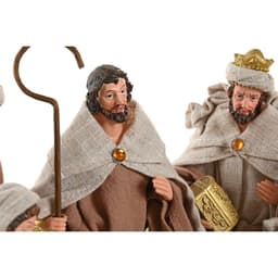 image-Christmas nativity set Home ESPRIT Brown Beige Resin 40 X 24 X 23,5 CM