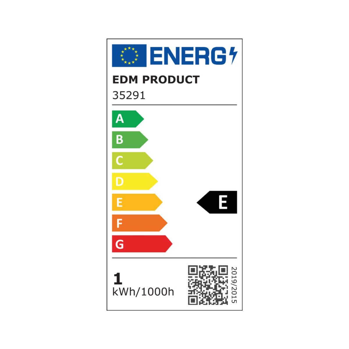 image-LED lamp EDM 35291 E 6 W 1 W 0,5 W E14 Ø 2,6 x 60 cm (6400 K)
