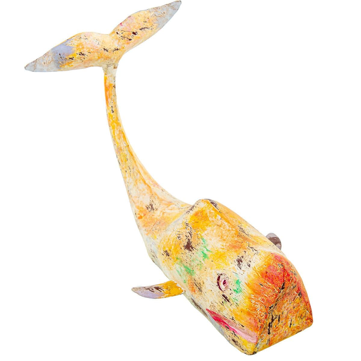 image-Decorative Figure Alexandra House Living Yellow Whale Iron