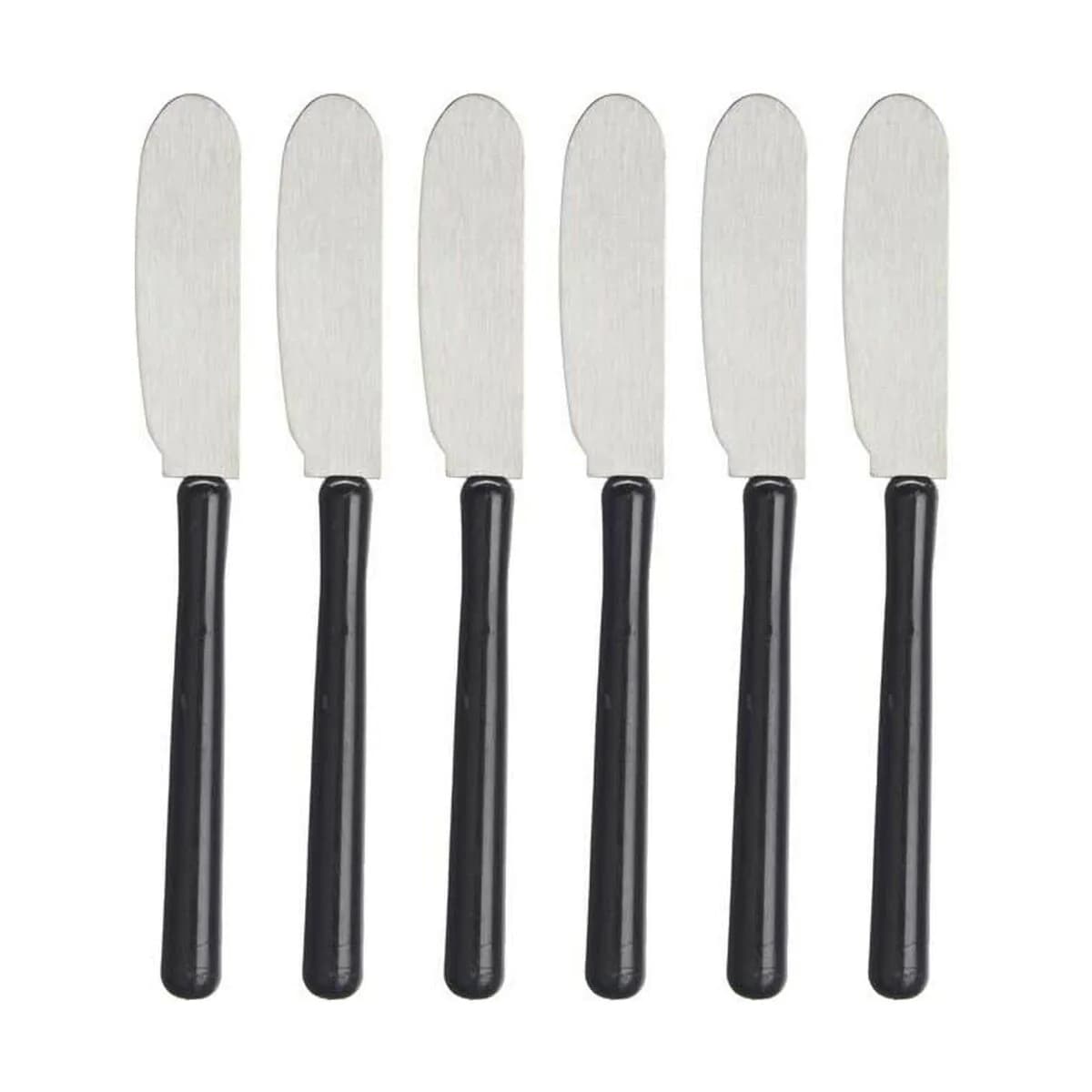image-Butter Knife Kinvara Black Silver Plastic 1 x 20 x 13 cm