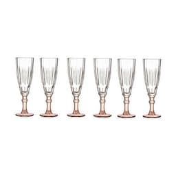 image-Champagne glass Vivalto Exotic Brown Crystal 170 ml