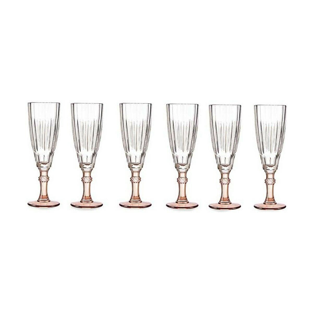 image-Champagne glass Vivalto Exotic Brown Crystal 170 ml