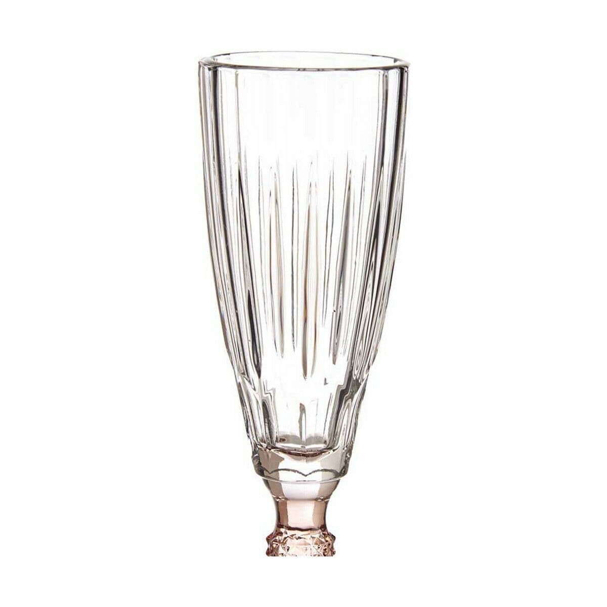 image-Champagne glass Vivalto Exotic Brown Crystal 170 ml