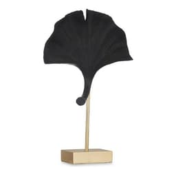 image-Decorative Figure Flower Black polyresin (8 x 37 x 24,5 cm)