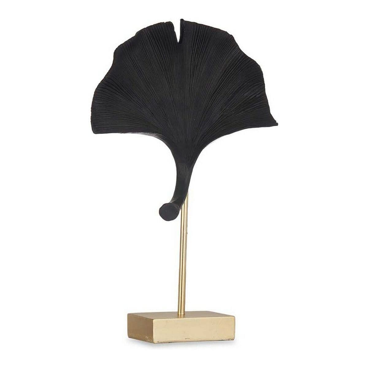 image-Decorative Figure Flower Black polyresin (8 x 37 x 24,5 cm)