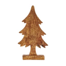 image-Christmas Tree Krist+ Golden Wood 5 x 31 x 15,5 cm