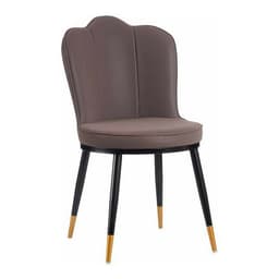 image-Armchair Gift Decor Black Purple Golden 53 x 88 x 67 cm Shell