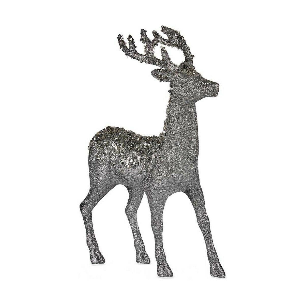image-Christmas Reindeer Krist+ White Silver Reindeer 15 x 45 x 30 cm