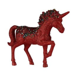 image-Decorative Figure Krist+ 7239/16-12.5-WPN3-7 7239/16-12.5-WPN3-7 Blue Red Unicorn 9,5 x 31 x 40 cm