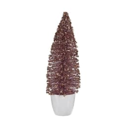 image-Christmas Tree Krist+ Pink Golden 10 x 33 x 10 cm