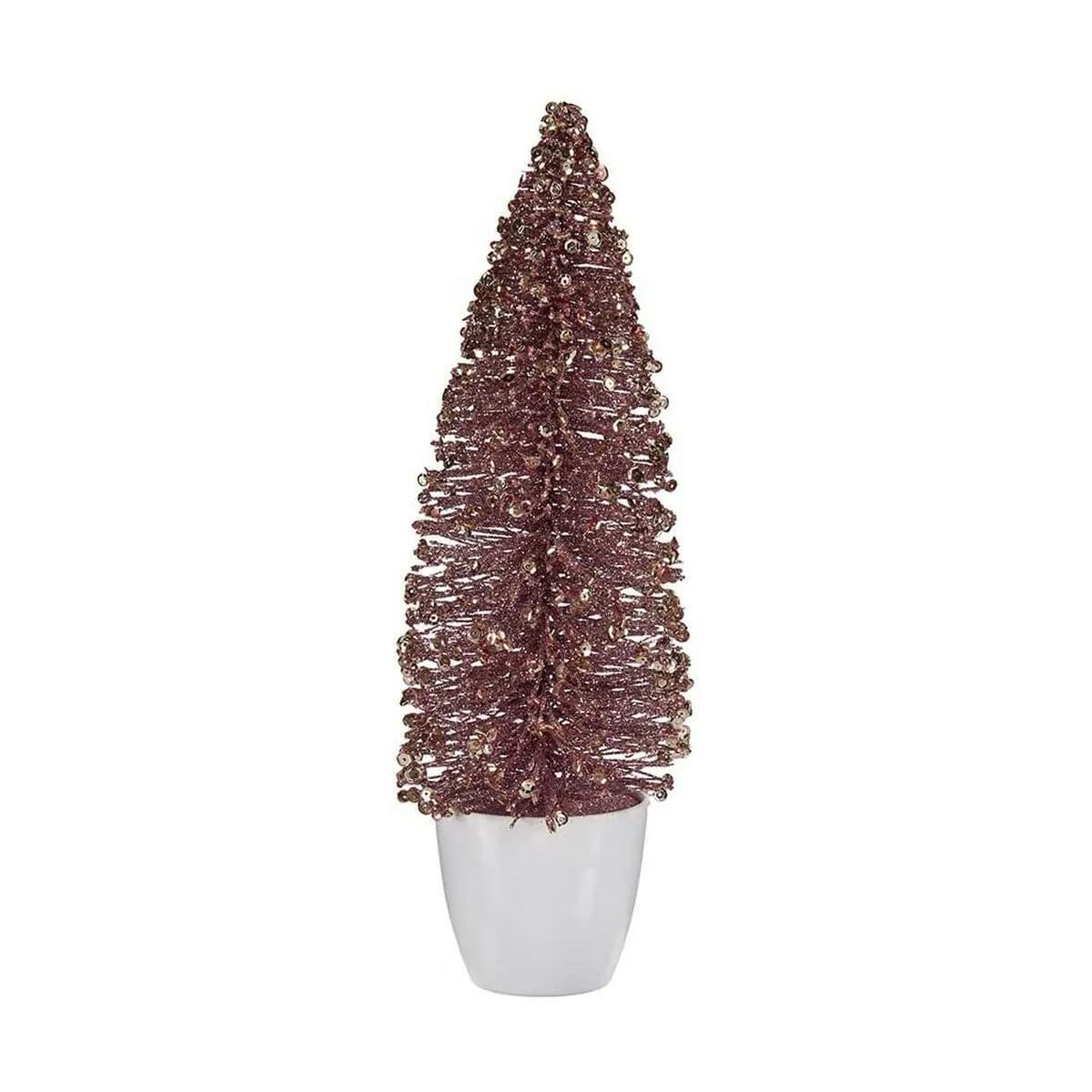 image-Christmas Tree Krist+ Pink Golden 10 x 33 x 10 cm
