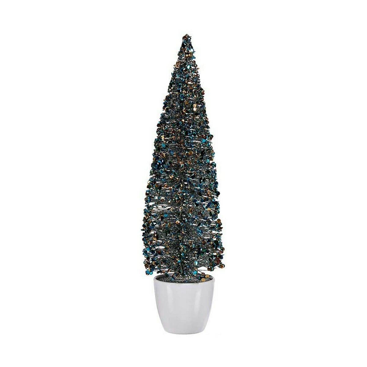 image-Christmas Tree Krist+ Blue Golden Plastic 10 x 38 x 10 cm