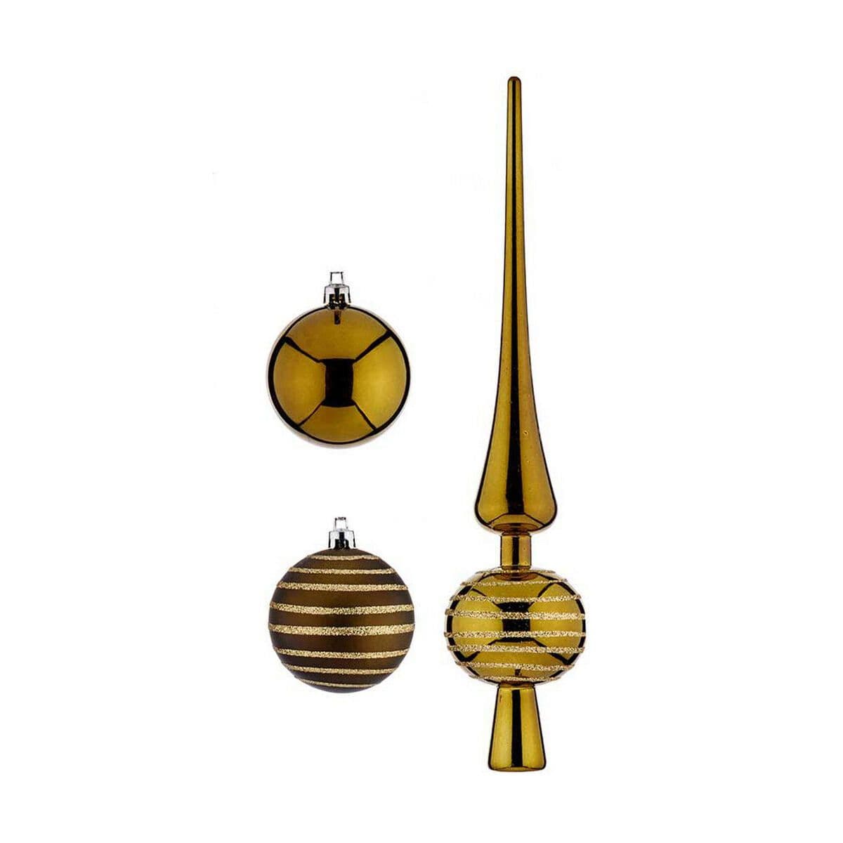 image-Christmas bauble 19 Pieces Hanging decoration Green PVC