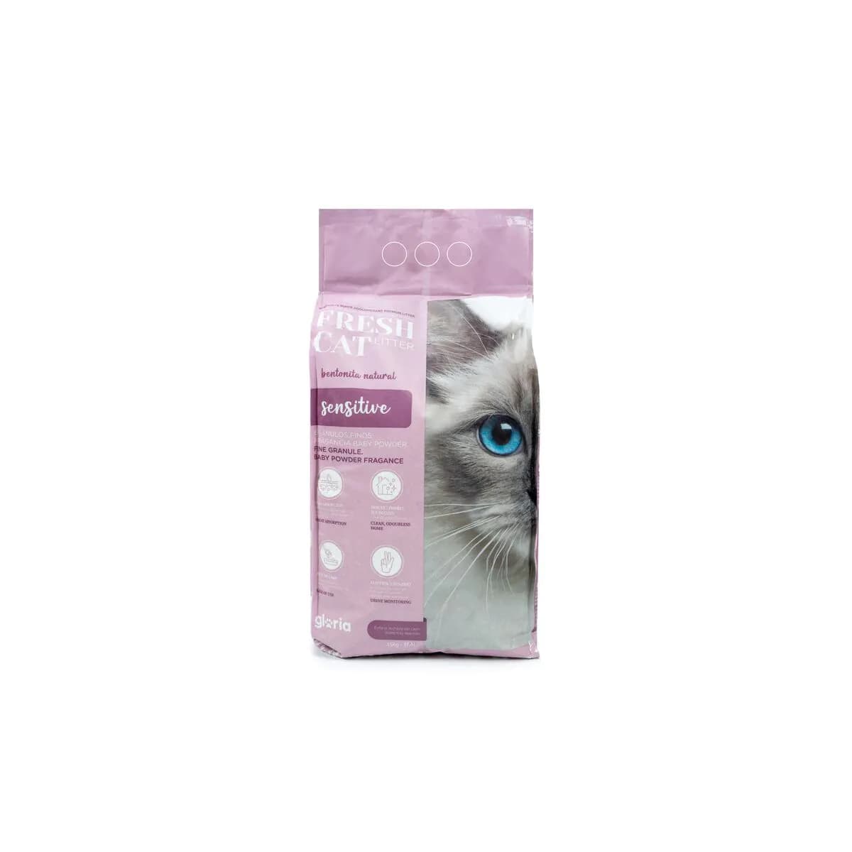 image-Cat Litter Gloria Bentonita Premium Sensitive 15 kg