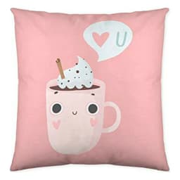 image-Cushion cover Costura Funny Cups (50 x 50 cm)