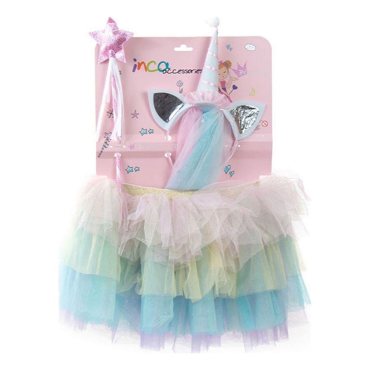 image-Tutu Inca Bailarina Unicornio Multicolour Unicorn 24-36 Months (3 Pieces)