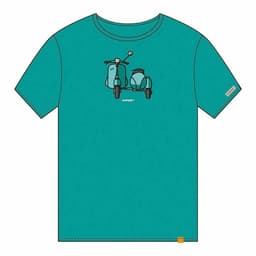 image-Short Sleeve T-Shirt Cállate la Boca Turquoise Sidecar