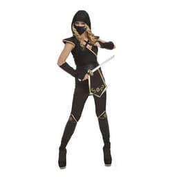image-Costume for Adults My Other Me Black Ninja One size (5 Pieces)