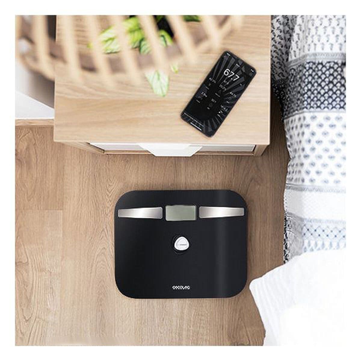 image-Digital Bathroom Scales Cecotec EcoPower 10200 Smart Healthy LCD Bluetooth 180 kg Black