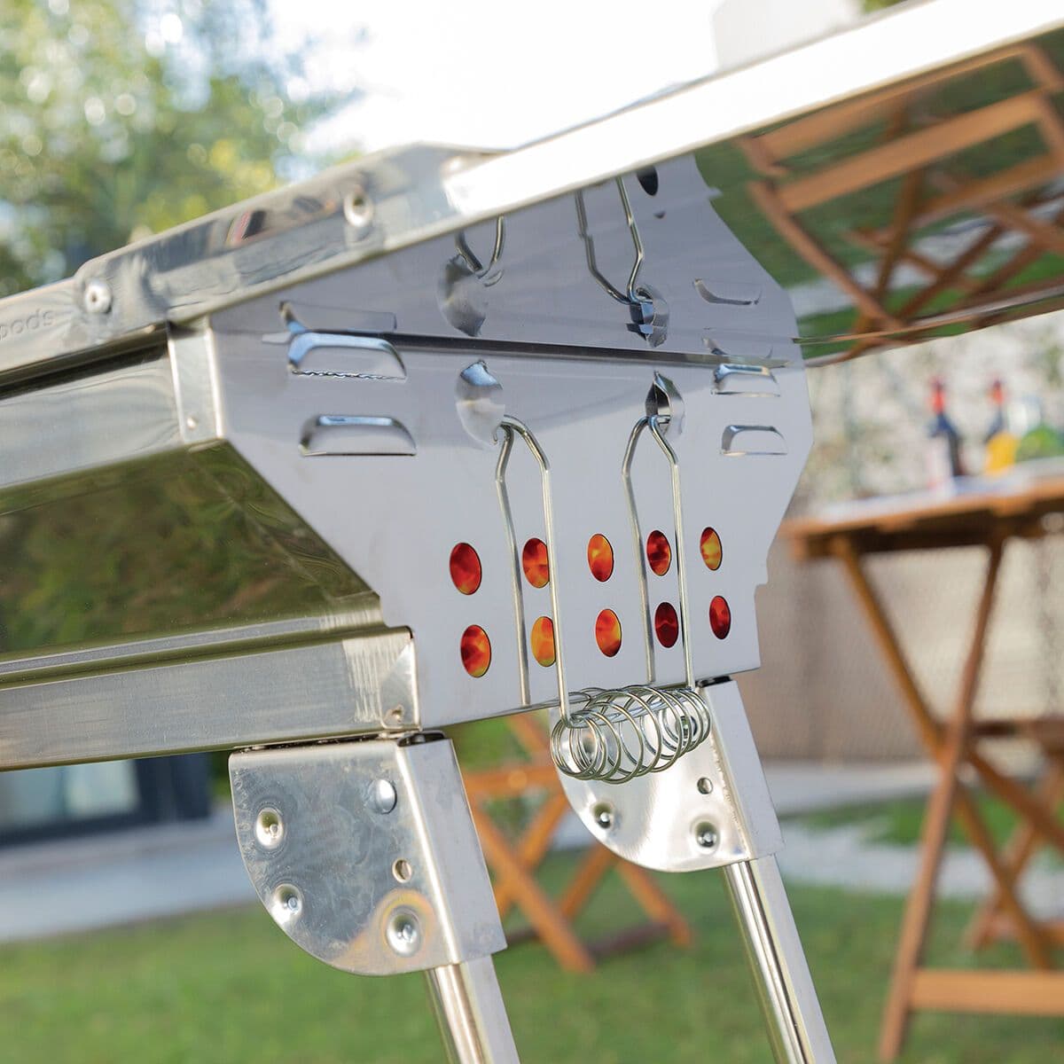 image-Stainless Steel Foldable Charcoal BBQ ExelQ InnovaGoods