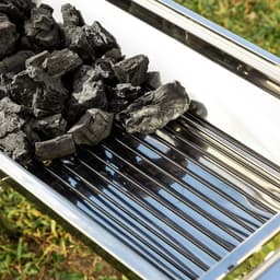 image-Stainless Steel Foldable Charcoal BBQ ExelQ InnovaGoods