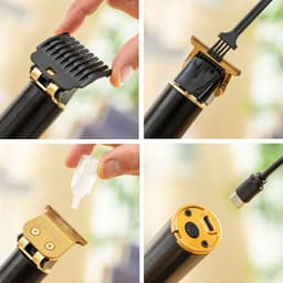 image-Professional Rechargeable Hair Clipper with Accessories Triher InnovaGoods
