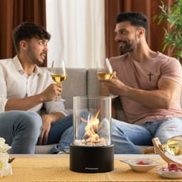image-Decorative Bioethanol Tabletop Fireplace Heatfir InnovaGoods