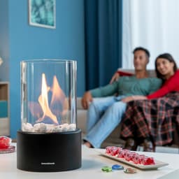 image-Decorative Bioethanol Tabletop Fireplace Heatfir InnovaGoods