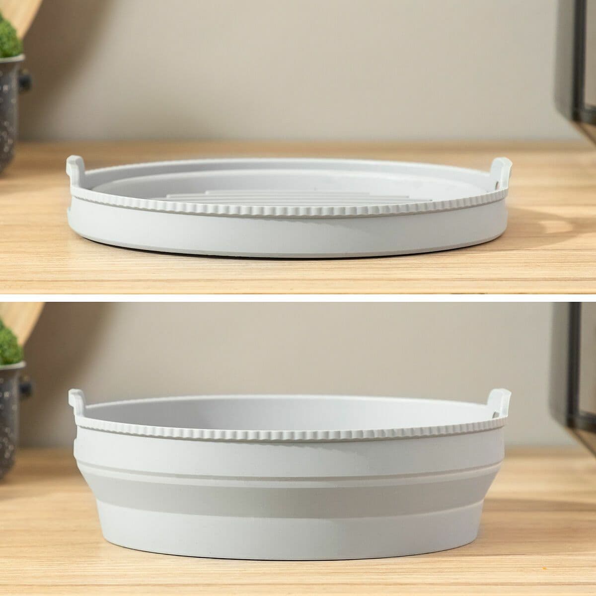 image-Folding Silicone Basket for Air Fryer Fliynner InnovaGoods