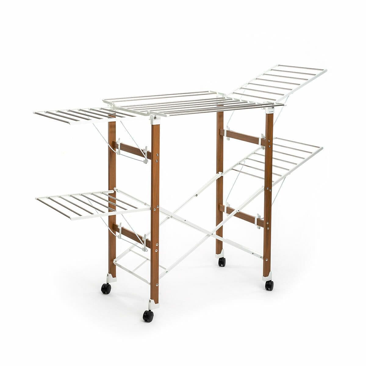 image-Folding Vertical Clothes Dryer with Wheels Dreeyl InnovaGoods 38 Bars