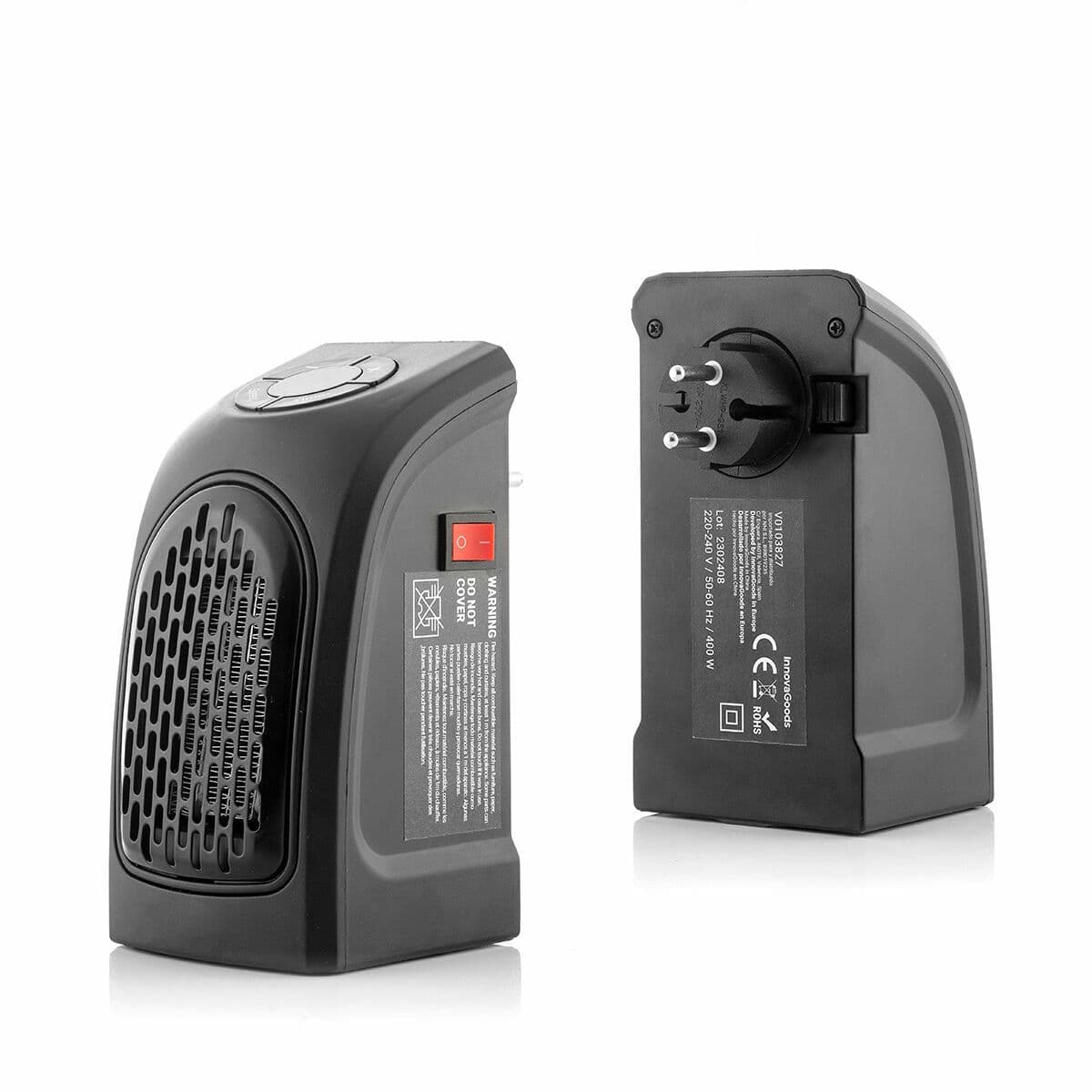 image-Portable Mini Plug Heater Heatpod InnovaGoods 400 W