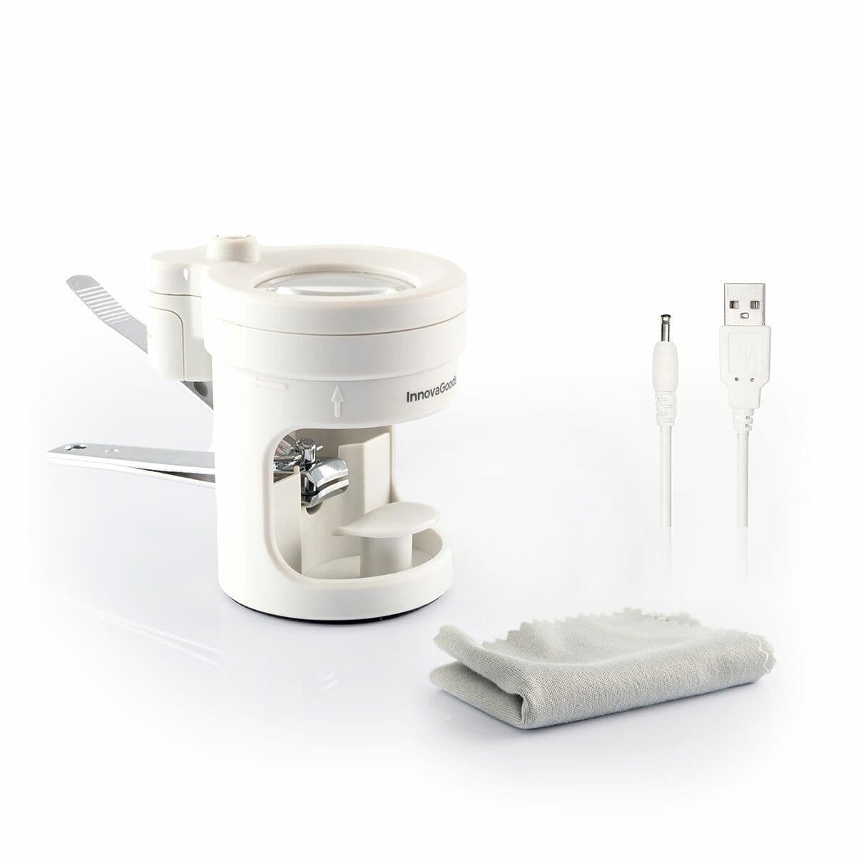 image-Nail Clippers with LED Light, Magnifying Glass and File Clail InnovaGoods