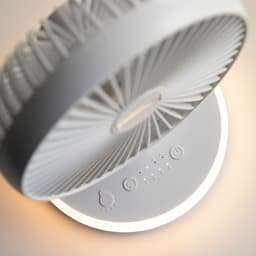 image-Rechargeable Desk Fan with LED FanLed InnovaGoods Ø6,6'' 4000 mAh
