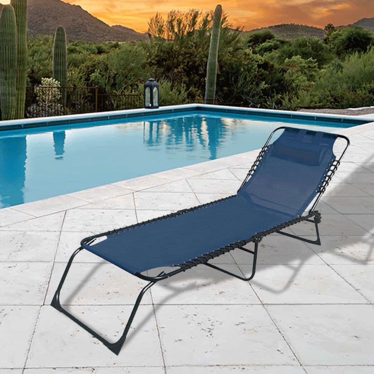 image-Sun-lounger Marbueno Blue 190 x 27 x 58 cm Casual