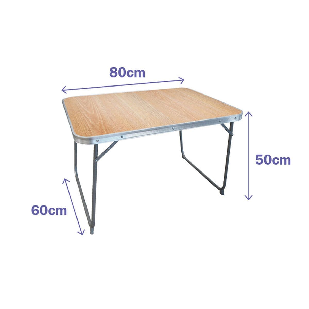 image-Folding Table Marbueno 80 x 60 x 50 cm Multicolour
