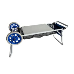 image-Multi-purpose Cart Marbueno White PVC Steel Red 108 x 51 x 51 cm