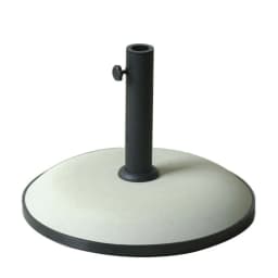 image-Marbueno Base Umbrella Round Cement 50x37 cm 25KG White Garden, Pool, Terrace 10453