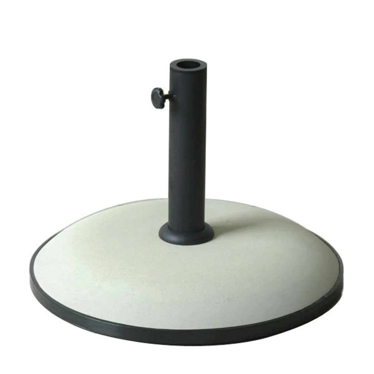 image-Marbueno Base Umbrella Round Cement 50x37 cm 25KG White Garden, Pool, Terrace 10453